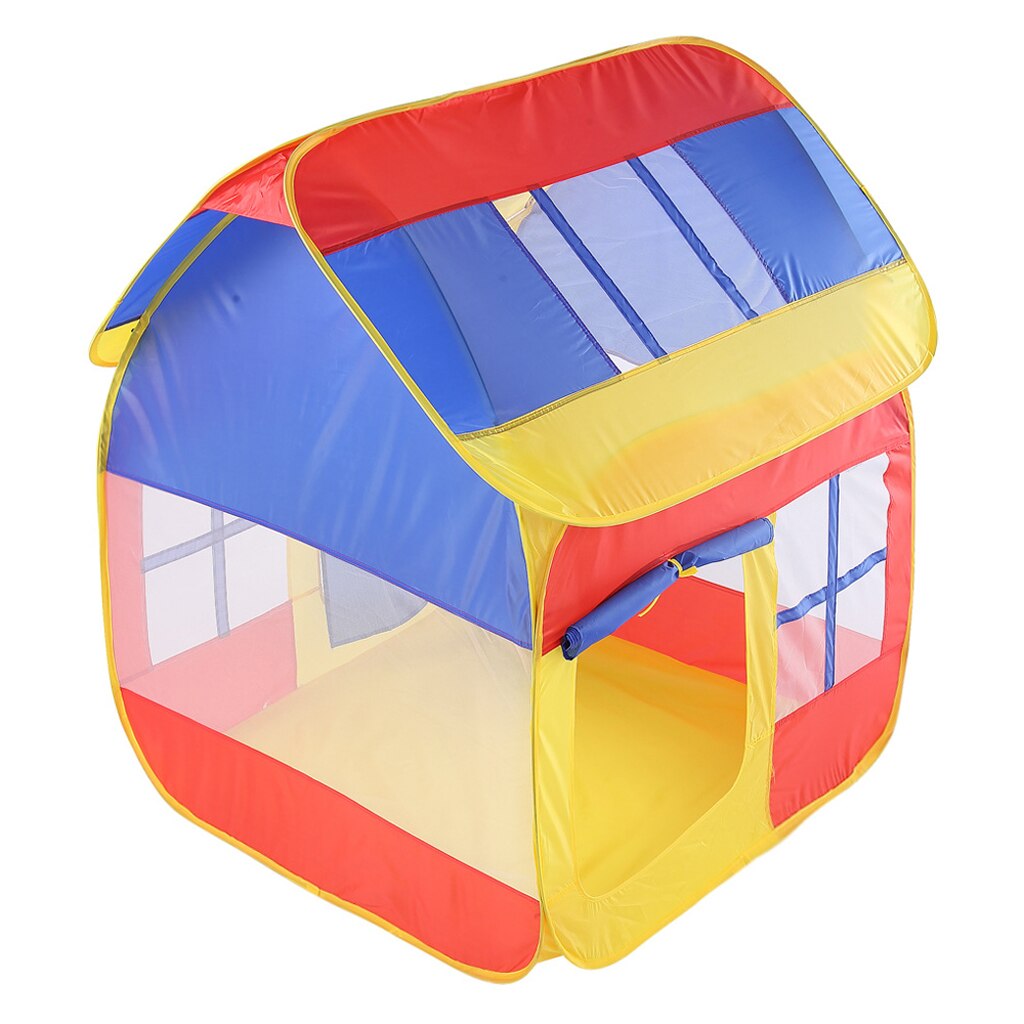 Tri-colore della Casa del Gioco su Tenda del Gioco per I Bambini Al Coperto Giochi tutto'aperto