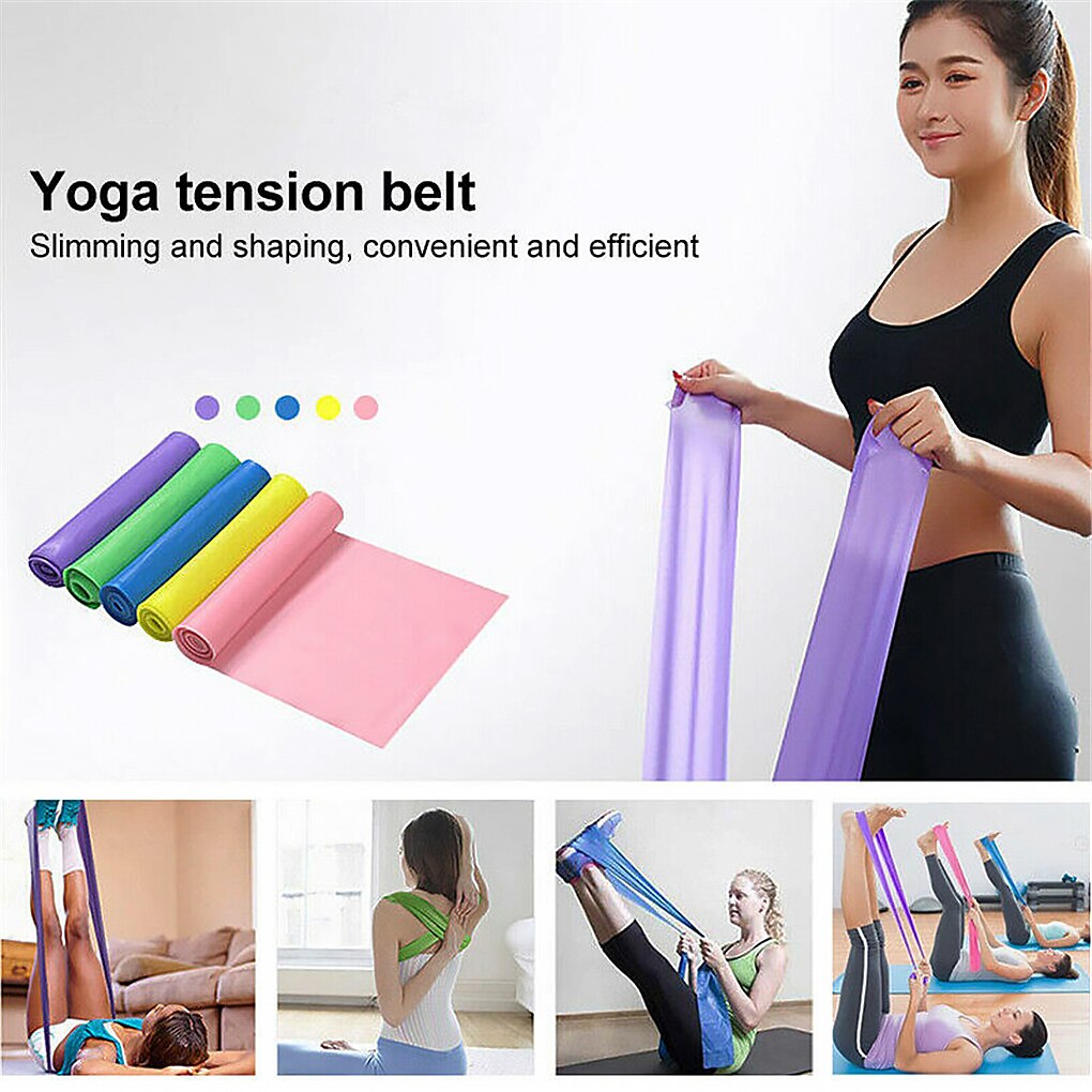 Bandas de resistencia para ejercicio de Fitness Unisex de 180 CM, bandas de goma expansoras para ejercicio, bandas de goma para gimnasio, entrenamiento en casa