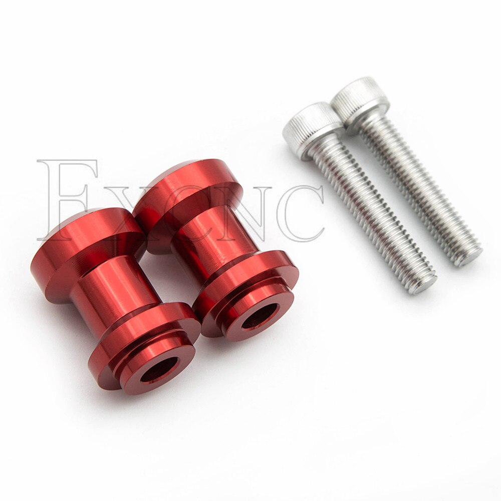 8Mm Voor Ktm Duke 690 1190 RC8 Super Duke 990R Cnc Motorfiets Achterbrug Swingarm Spoelen Stand Schroef Voor daytona 675 Street Triple: Red