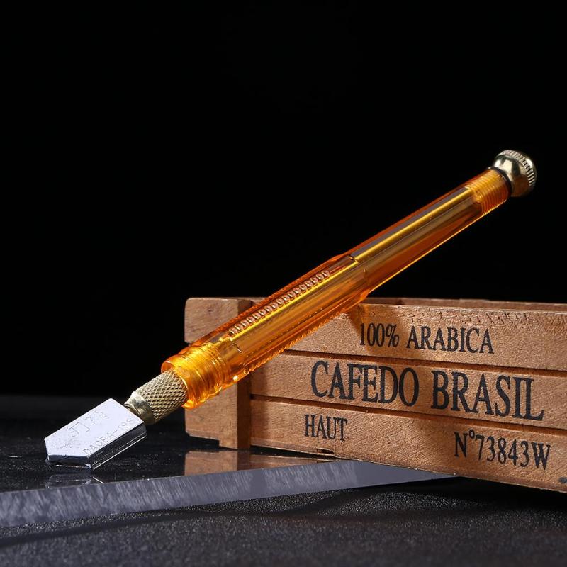 Cortador de cristal de diamante de 168mm, hoja de rueda portátil de 3-12mm, herramienta de corte manual artesanal para espejo de azulejo DIY, aleación de diamante, 1 ud.