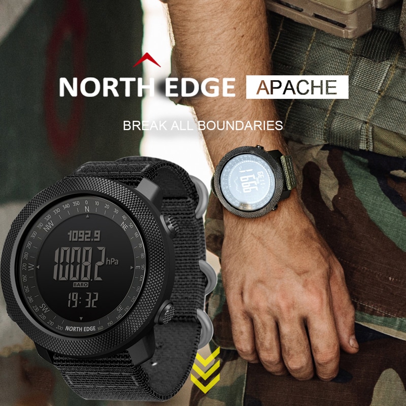 Norden Rand Smart Uhr Männer Sport Wandern Höhenmesser Tachometer Smartwatch Barometer Kompass Fitness Tracker Digitale Wearable