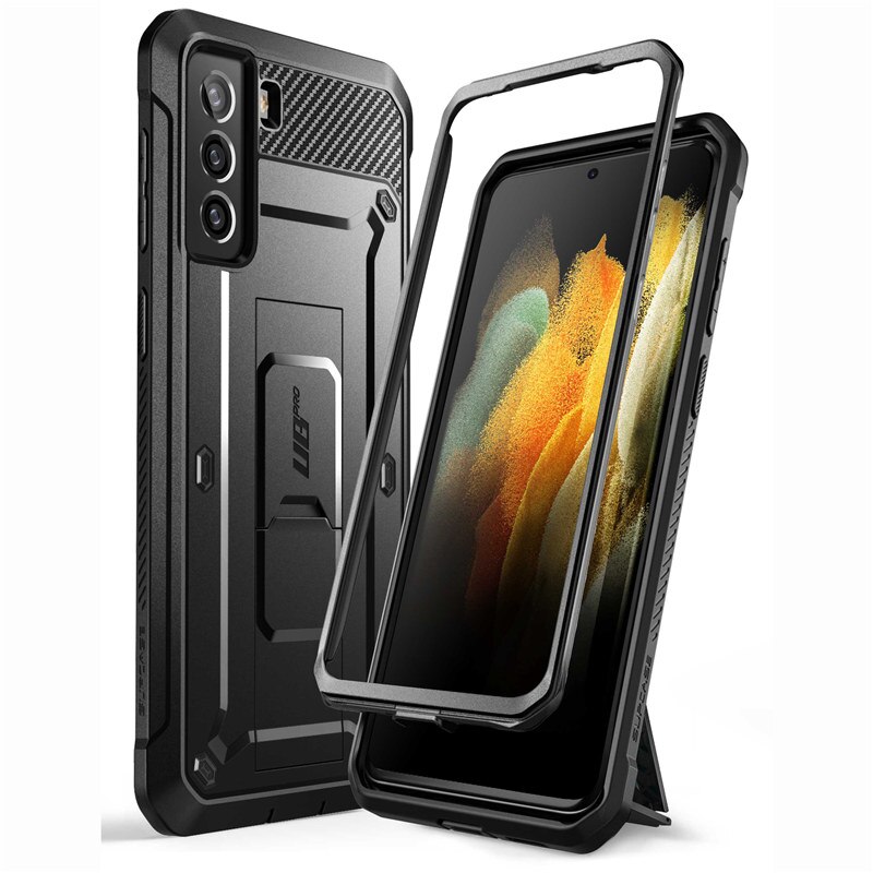 Supcase Voor Samsung Galaxy S21 Plus Case Release) 6.7 &quot;Ub Pro Full-Body Holster Cover Zonder Ingebouwde Screen Protector: Black