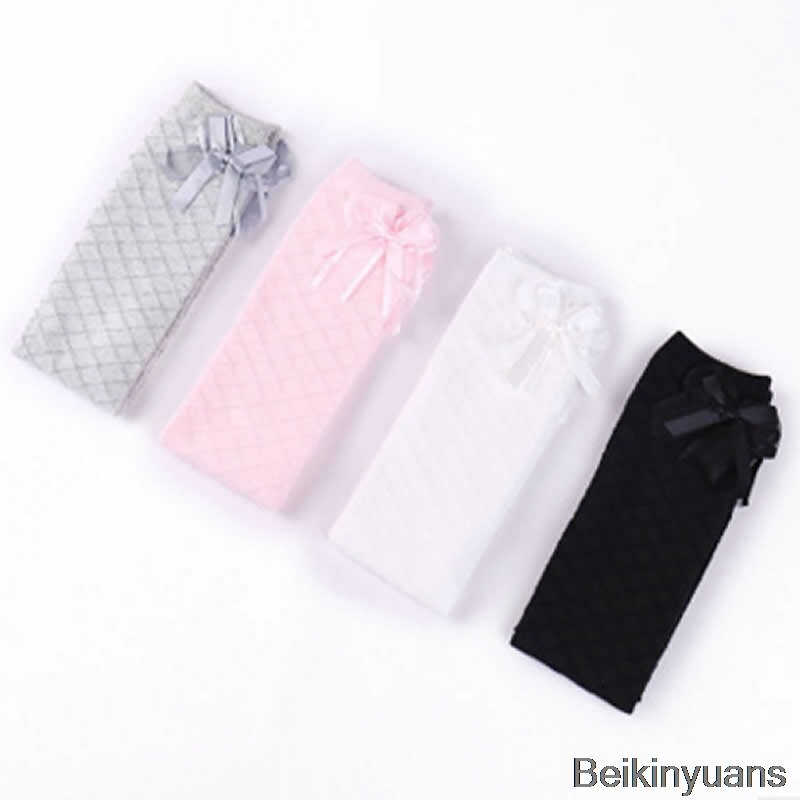 Nowe japońskie dziewczyny w stylu nad ten kolano getry siatka anty-komar łuk rura dzieci kolana wysokie getry skarpety