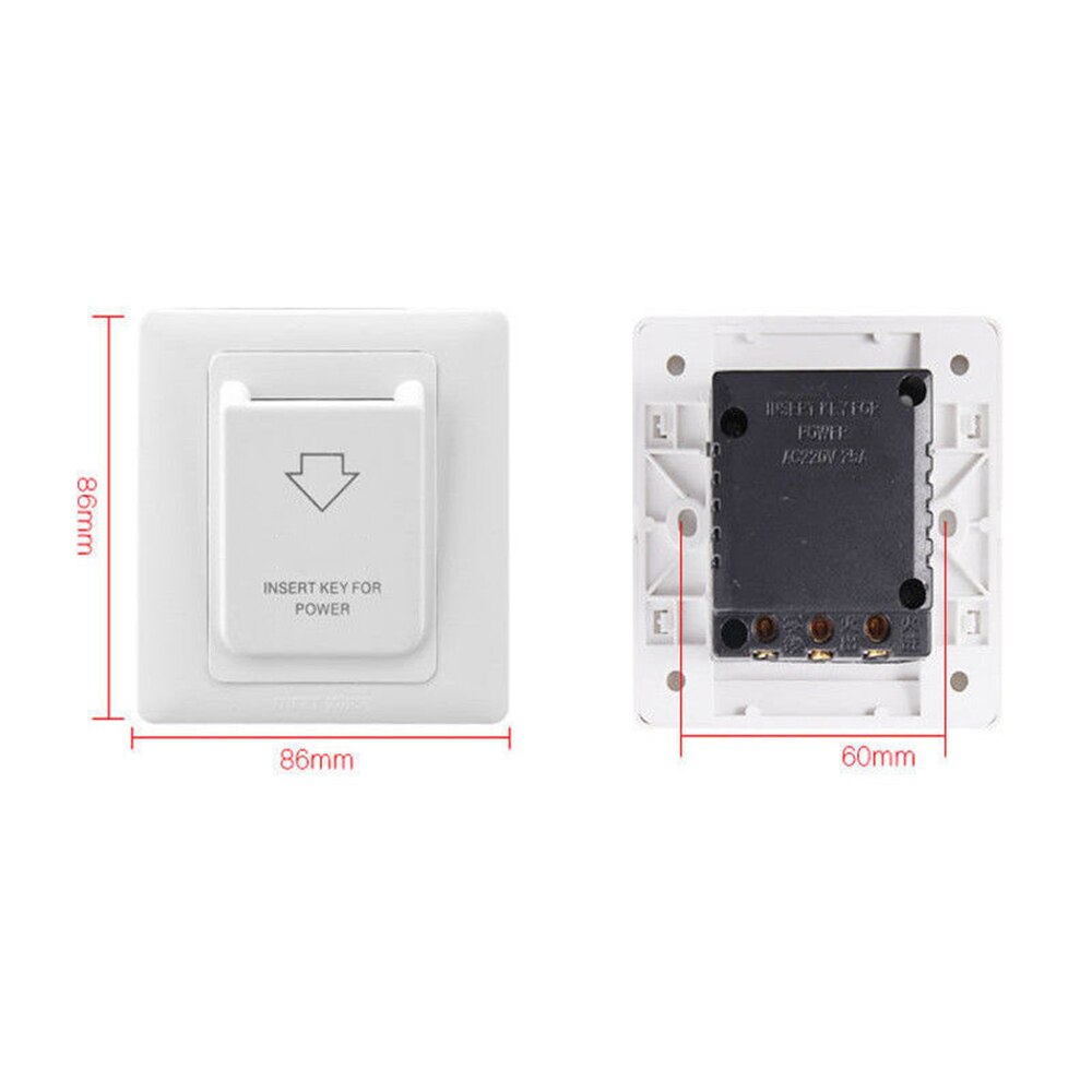 Buena tarjeta de Hotel magnética interruptor de ahorro de energía interruptor insertar clave para poder
