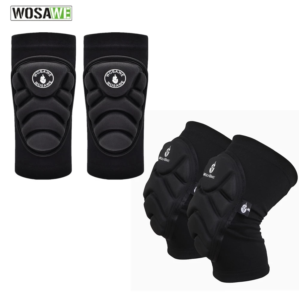 WOSAWE Protector EVA Extreme Sports MTB Bike Motorcycle Protection Basketball Knee Guards Support Gear Protector Elbow Knee Pads
