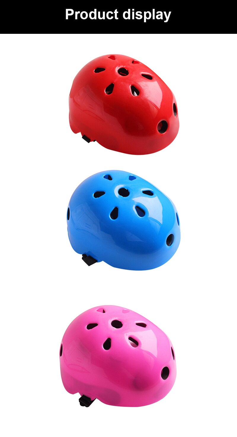 1Set Kids Adjustable Helmet Toddler Helmet For Kids 3-12 Years Girls Boys Sport Protective Gear Set Knee Elbow Wrist Pads