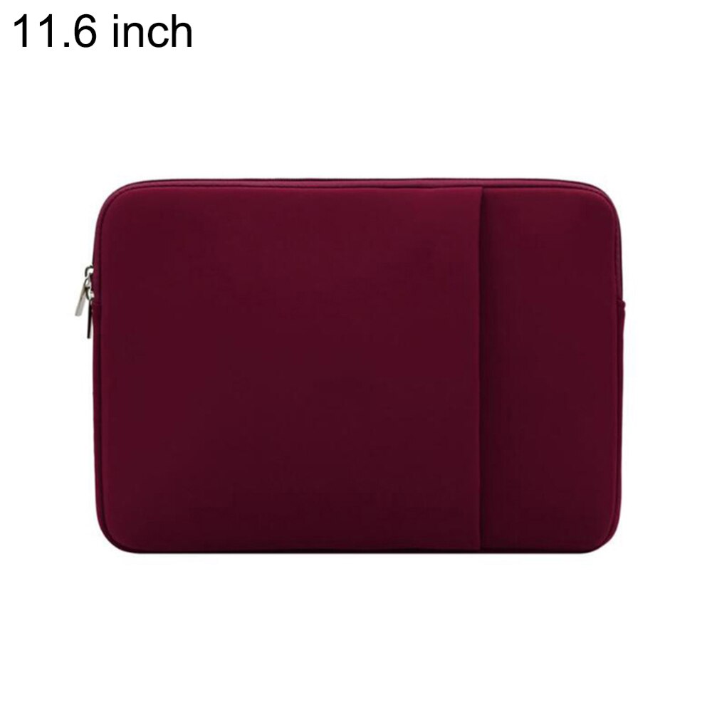 Housse de Protection pour MacBook Air/Pro, pochette souple à fermeture éclair pour ordinateur portable 11 pouces, étui pour ordinateur portable, offre spéciale: Rouge