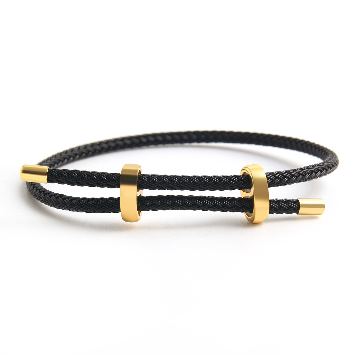 BenS fil corde Bracelet pour femmes coloré à la main bricolage hommes Bracelets réglable corde Bracelet bijoux B13: Couleur jaune clair