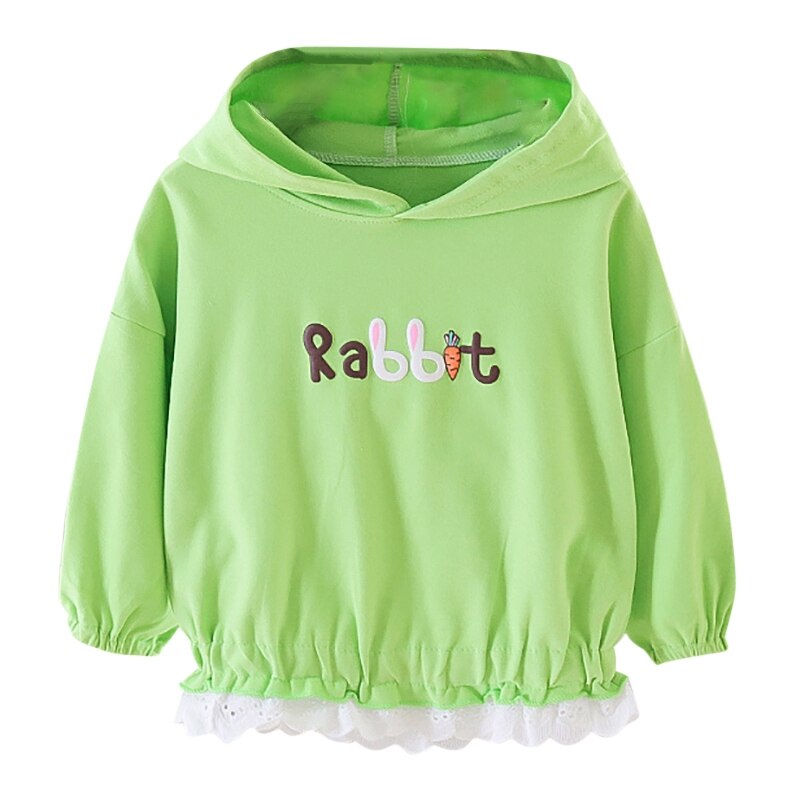 Lentemeisjes mooie print lange mouwen top meisjes patchwork sweatshirt trui gemaakt van zacht katoen: G / 18m
