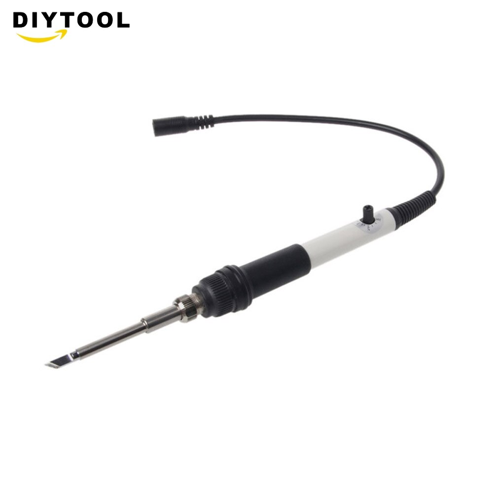 Mini soldador eléctrico T12, temperatura ajustable + punta DC 12-24V 75W, Color azul/Blanco/negro