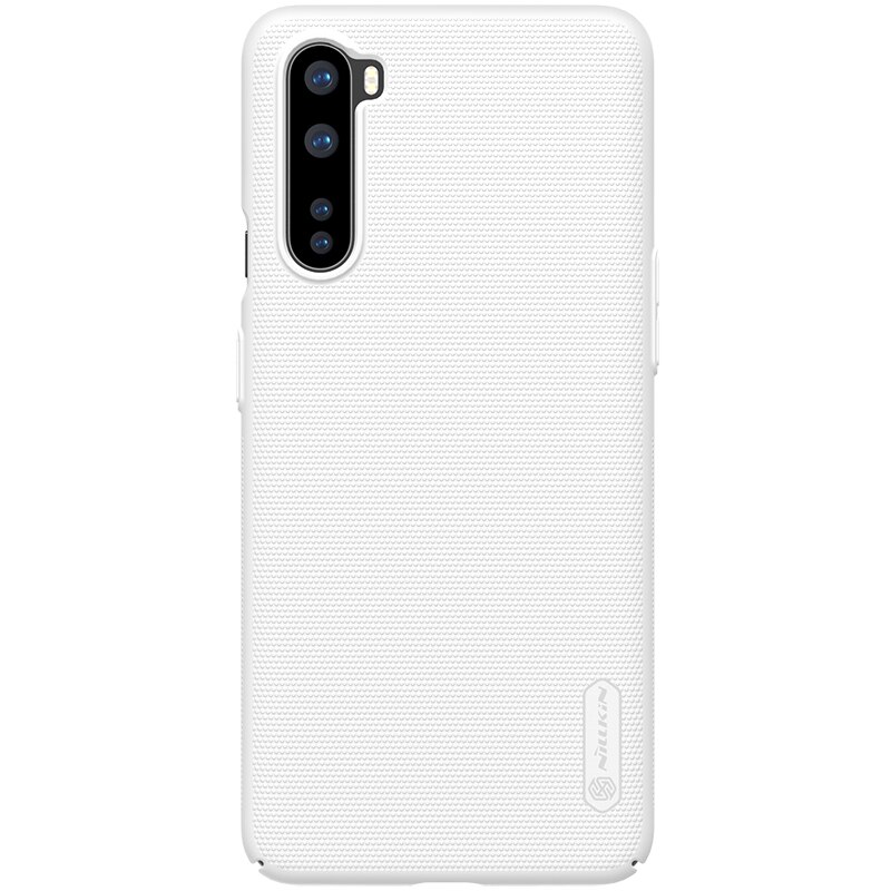 Para oneplus nord caso nillkin camshield caso slide câmera geada escudo um mais nord hard pc capa traseira para oneplus nord caso: frosted white