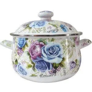 Casserole Cooking Pot Enamel Soup Stew Soup Cook Pot Kitchen Utensil 4 Litre Kitchen Utensil Home Daily Use Ceramic Cookware: D   22cm 4L
