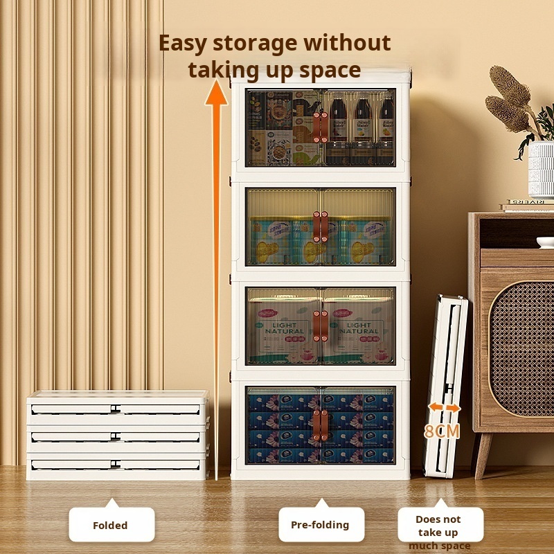 Armario plegable para el hogar, cajas de almacenamiento transparentes de plástico, cajas de almacenamiento para ropa, edredón, gabinetes de almacenamiento, gabinete de almacenamiento plegable