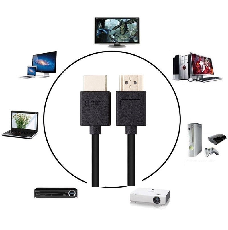 Hdmi-Compatibele Kabel Male-Male Hd 1080P High Speed Vergulde Plug 1.4 V 0.3M 1M 2M 3M 5M 10M Voor Hd Lcd Hdtv Xbox PS3