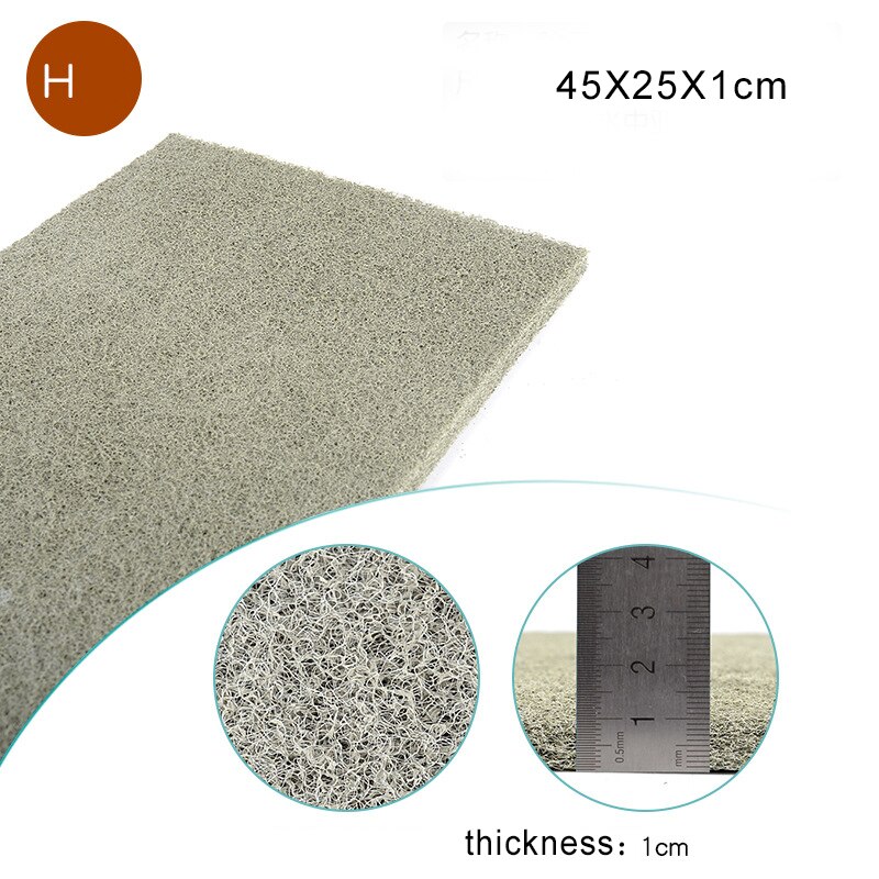 Aquarium filter cotton high density thick cotton purification water sponge filter material aquarium filter bacteria: H