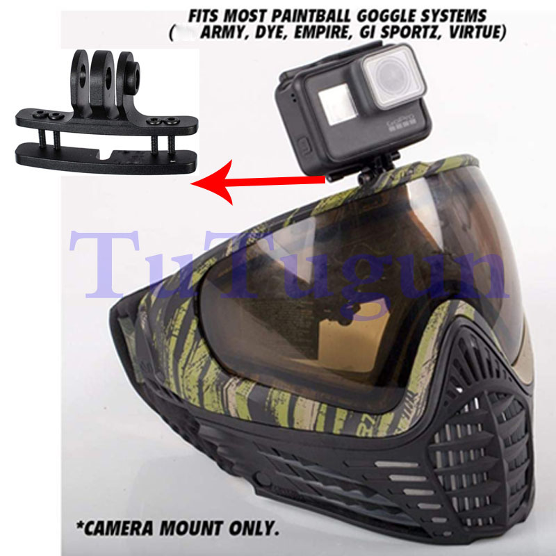 GoPro Goggle Camera Mount Metal Aluminum Dye Empire GI Sportz Virtue Mounts Mask Adapter Black Red Gold Silver