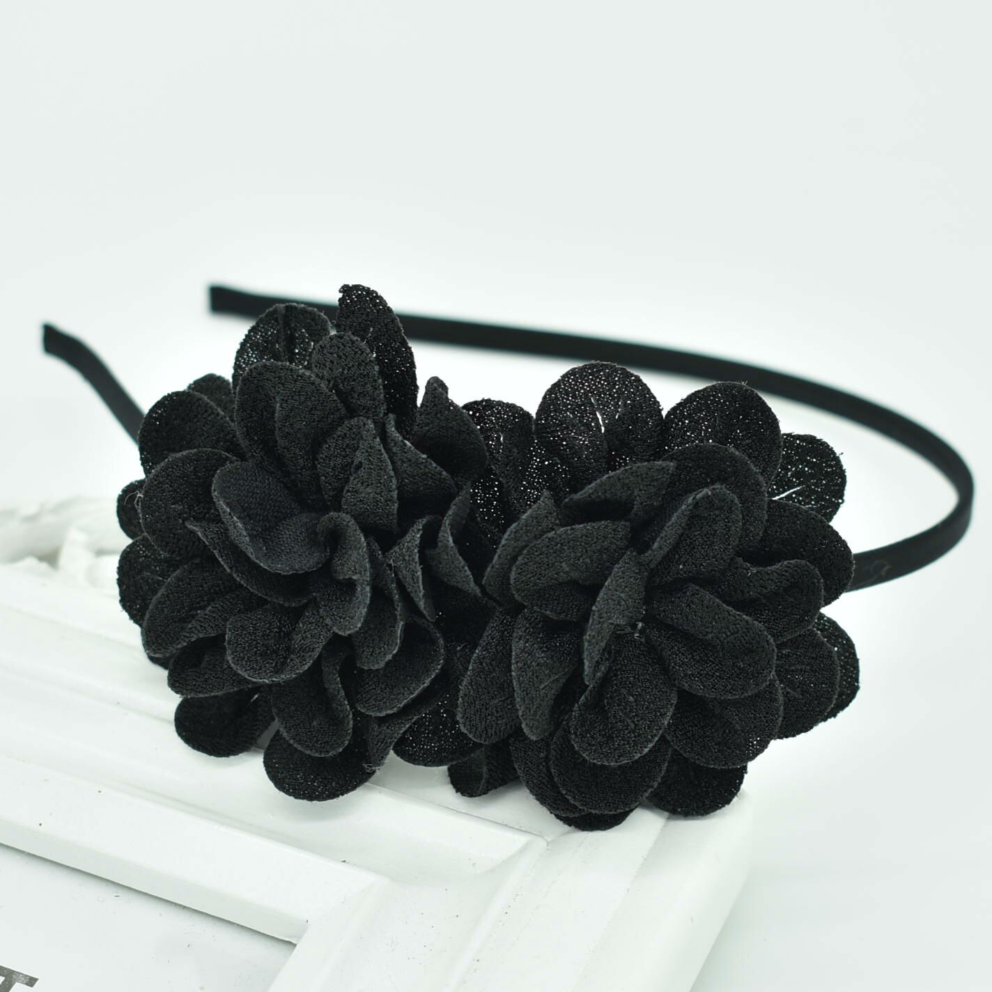 popular Children's Two flower headband headdress girls multicolor hair accessories flower hair band Female pop: V10