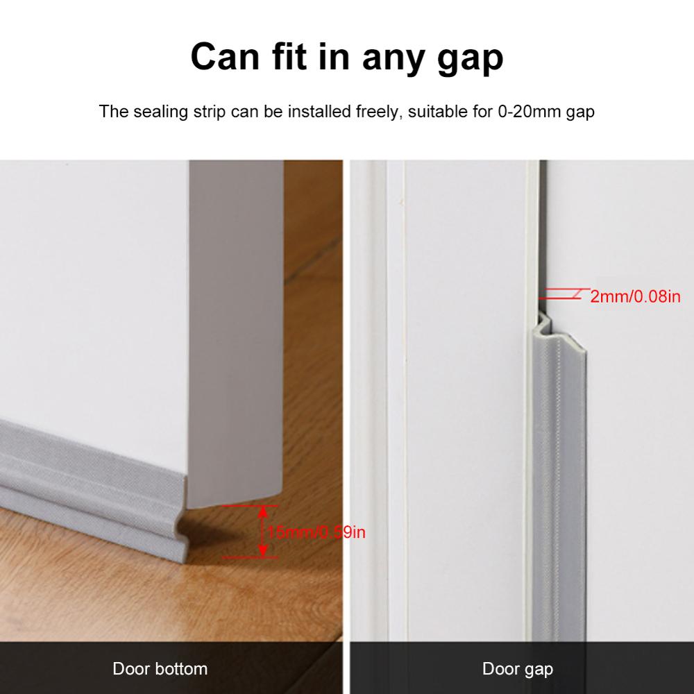 2M Pu Foam Strip Foam Seal Tape Self Adhesive Door Weather Stripping Insulation Foam Window Insulation Tape Waterproof Windproof