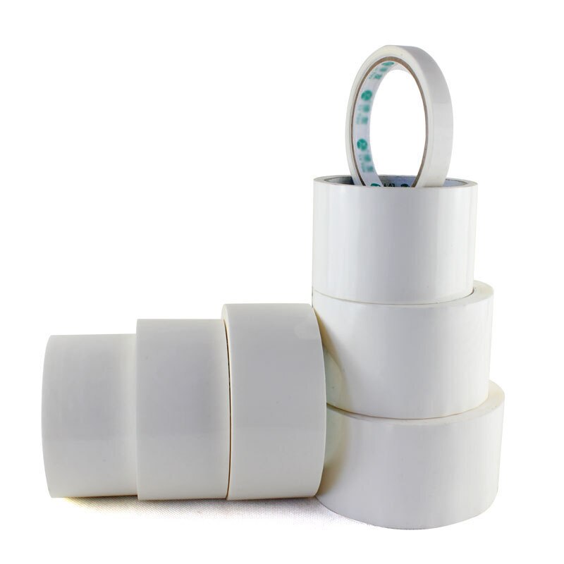 5 Rolls/Pack White BOPP Tape Plastic Packaging Tapes Logistics Package Sealing Tape Adhesive Tape 9 Sizes
