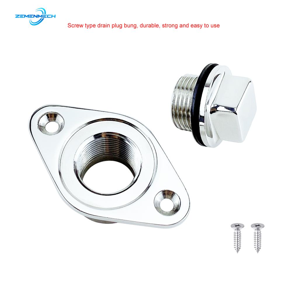 Boot Accessoires 316 Rvs Boot Diamant Garboard Drain Plug Bung Hole Drainage Marine Dinghy Garboard Mariene Hardware