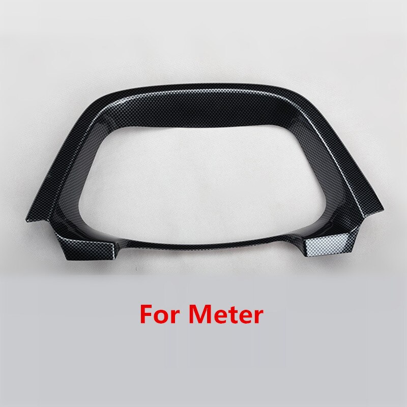 Karbonfiber trykt bil interiør vindu kontroll girpanel deksel utløpsmåler støping listverk til toyota rav 4