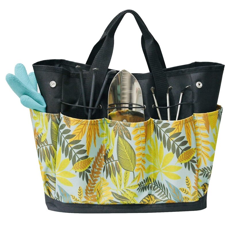 Garden Tool Bag Gardening Tote Bag Outdoor Multi Pocket Garden Tool Kit Organizer Bag Compact Hand Tool Storage Bag
