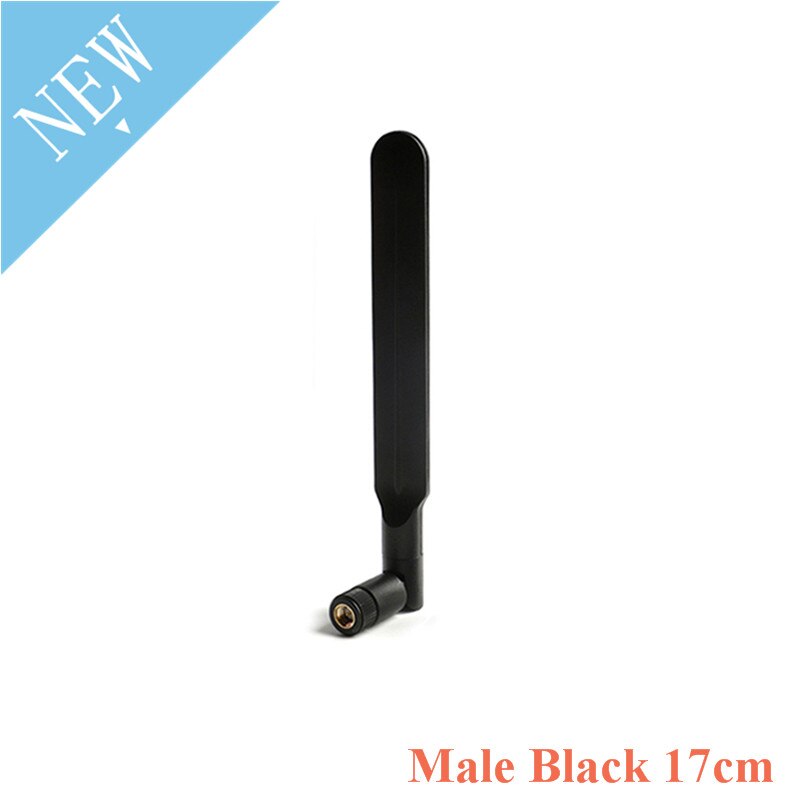 8 dbi antenni sma uros naarasliitin wifi langaton reititin 4g/3g/ gsm/gprs /2g lte 900 mhz rp sma antenni: Uros musta 17cm