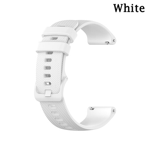 Horloge Wrist Band Voor Garmin Venu Sq 2 Plus Smart Polsband Voor Garmin Vivomove Sport/Venu/Vivoactive3 siliconen Armband Riem: White