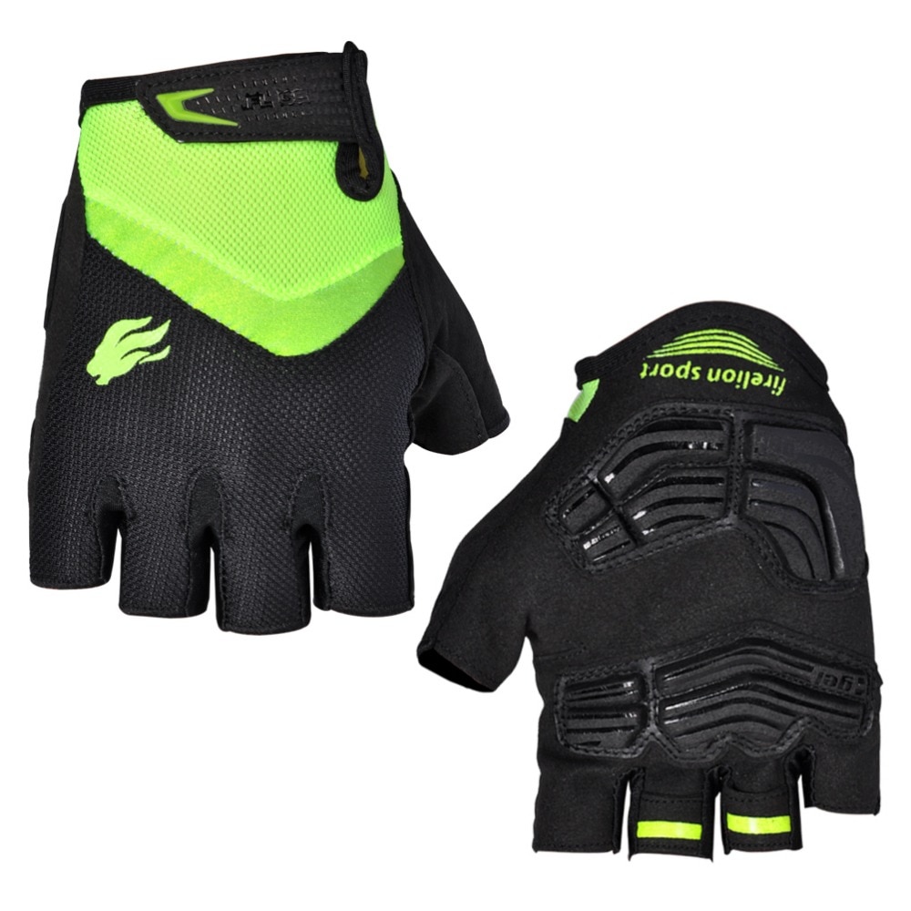 Gants de vélo courts en Gel d'origine gants de vélo de montagne vtt à demi-doigt gants de vélo de descente