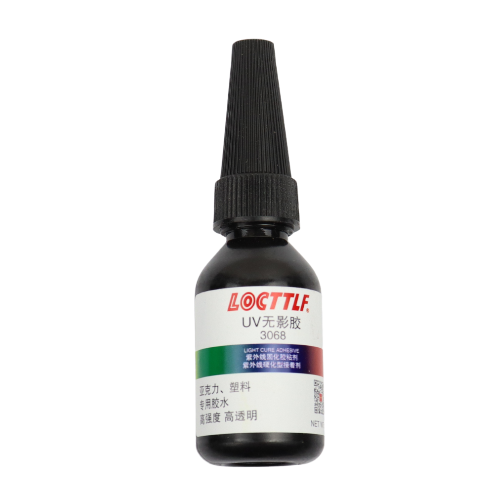 Pegamento UV transparente sin sombras, cristal, plástico viscoso, Metal, acrílico, adhesivo ultravioleta rápido, LOCTTL 3018 3038 3068, 10ML
