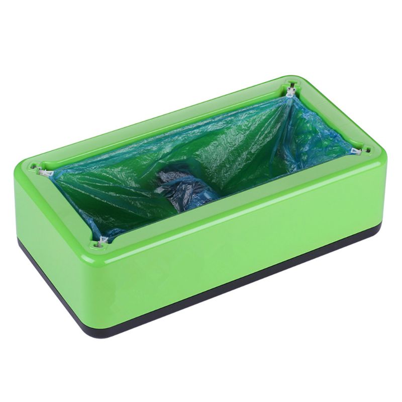 Distributeur automatique de Couverture De Chaussure Jetable De Machine Couvre-chaussures Distributeur Dispositif: green