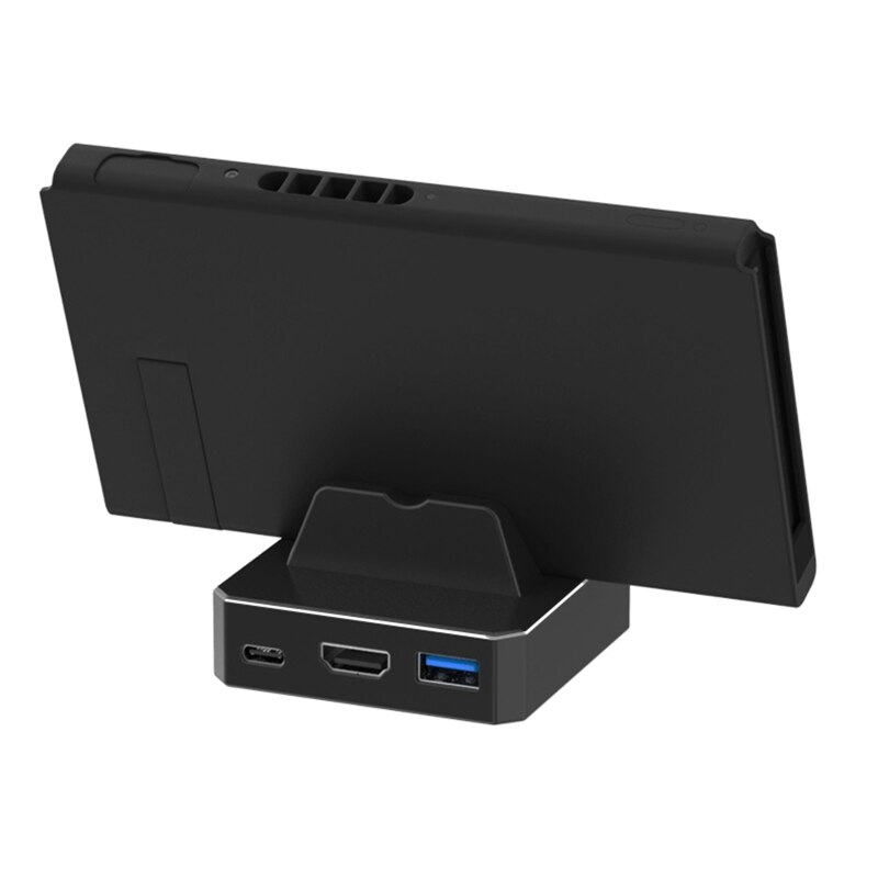 R91a tragbare tv-ausgangskonverter hdmi-kompatibler videokonvertierungsadapter mit 3 anschlüssen hdmi-kompatibel typ-c usb 3.0 für ns