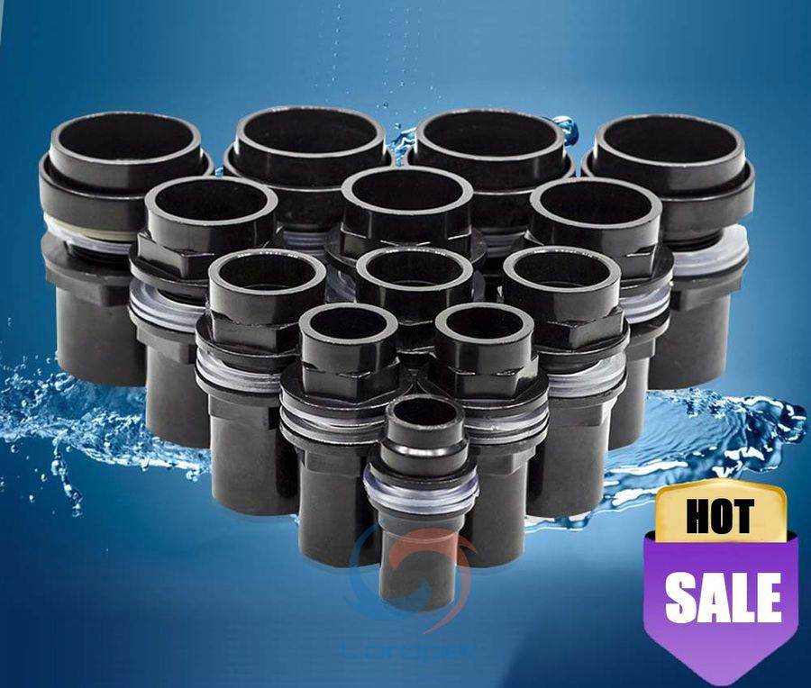 Aquarium Teich Fallrohr Biegen Schott Montage Anschluss Runde PVC Industrieller viel