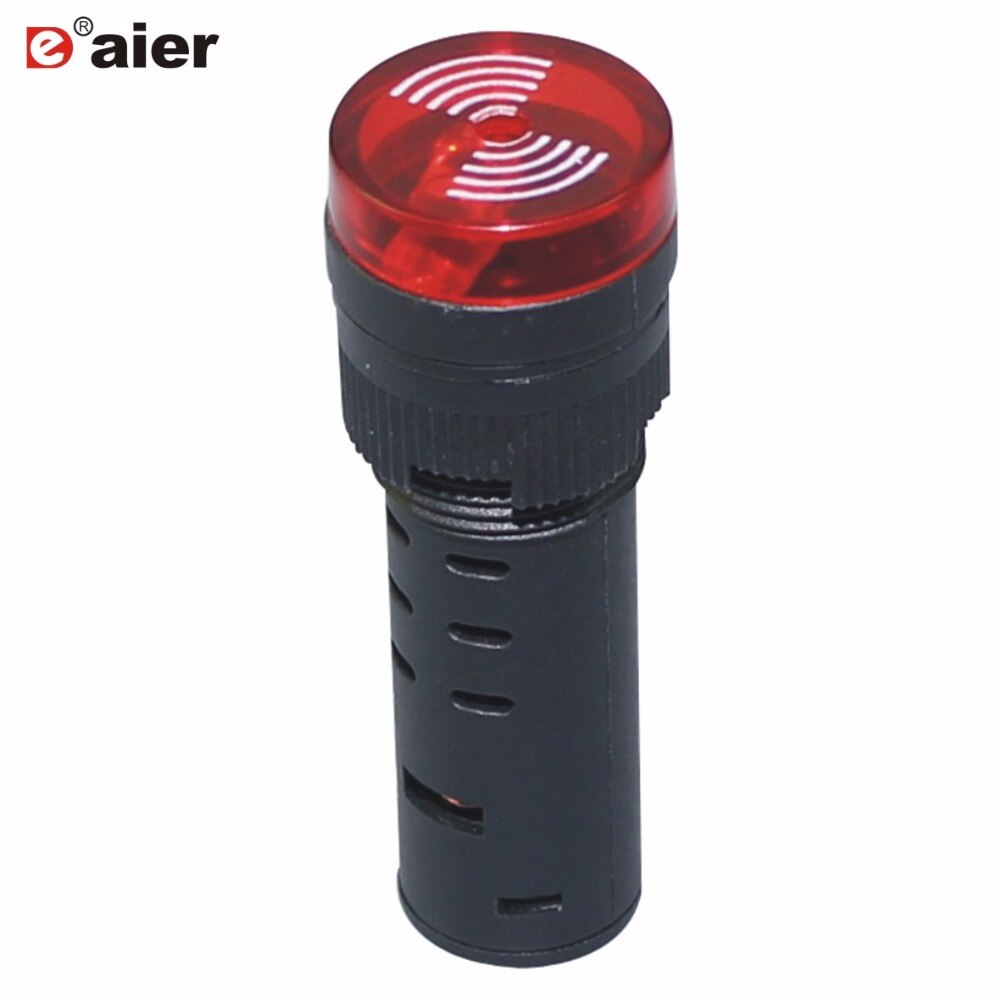 Voyant lumineux clignotant mécanique 12V/24V/220V | 20 pièces, indicateur lumineux 16MM, clignotant, Signal électrique 12V