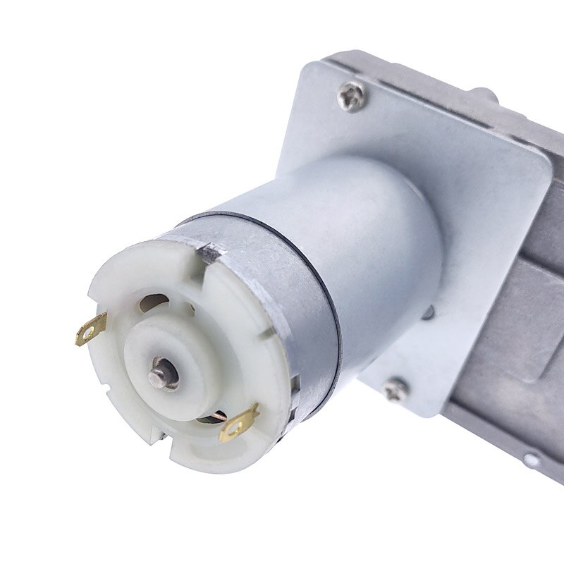 Snäckväxelmotor 12v reducerare 20-157 rpm likström högt vridmoment elmotor metallväxel back självlåsning för automationsutrustning