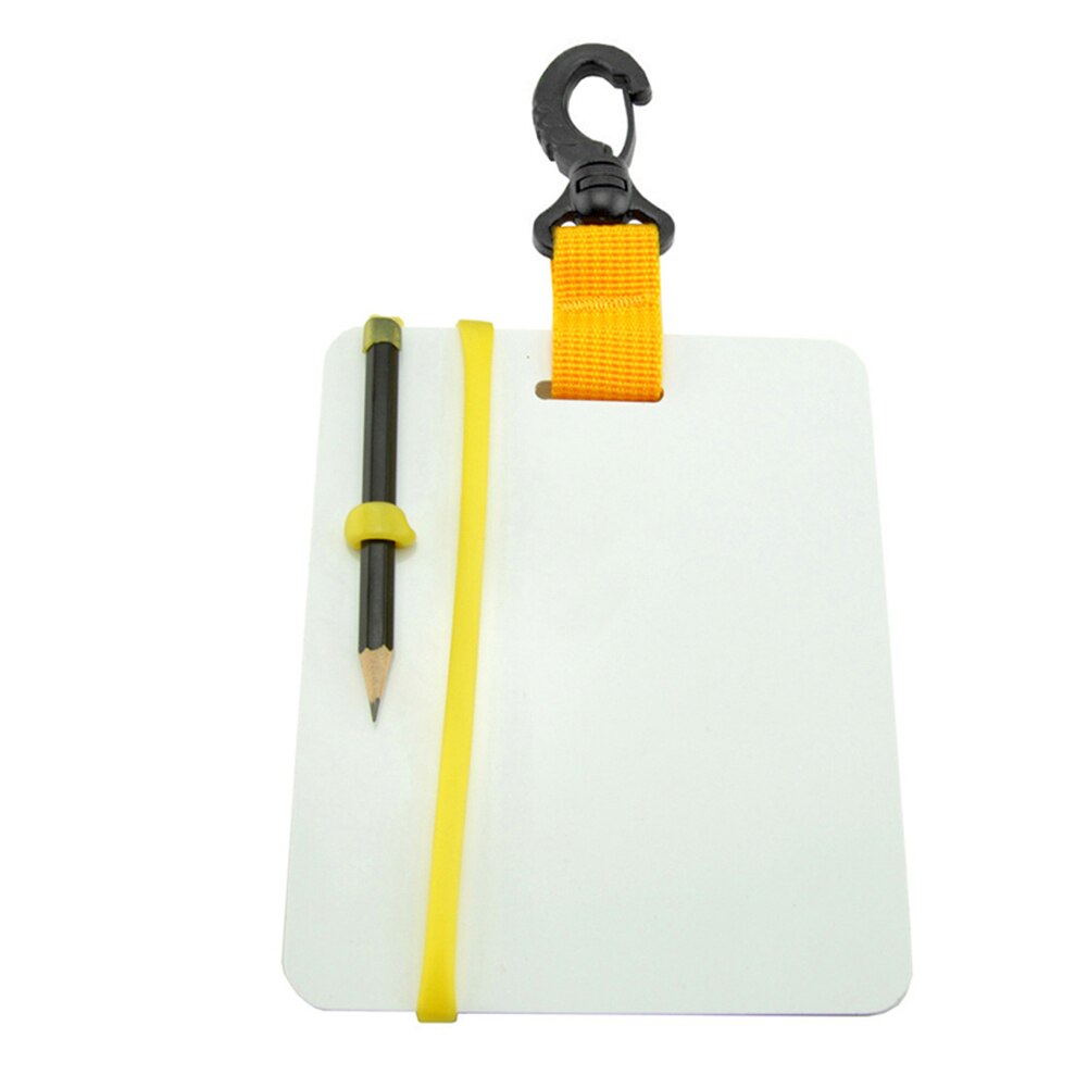Dykning undersøisk skrevet skifer dykning wordpad speed board med klip drejelig blyant  b2 cshop