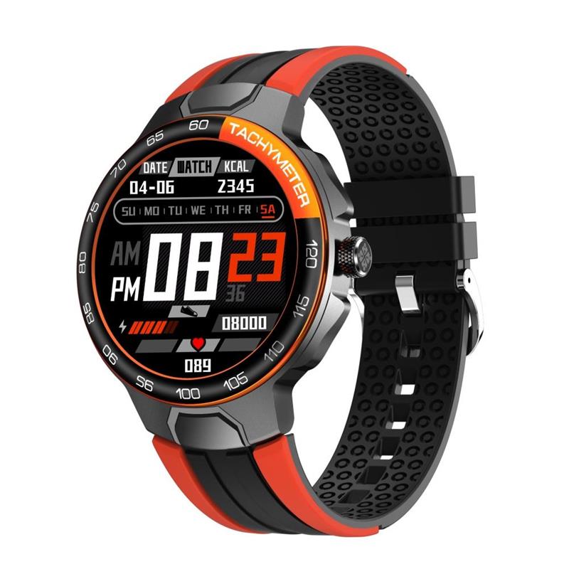 E15 Smart Watch IP68 braccialetto impermeabile monitoraggio della frequenza cardiaca e della pressione sanguigna sport Smart Watch orologio sportivo universale: Orange