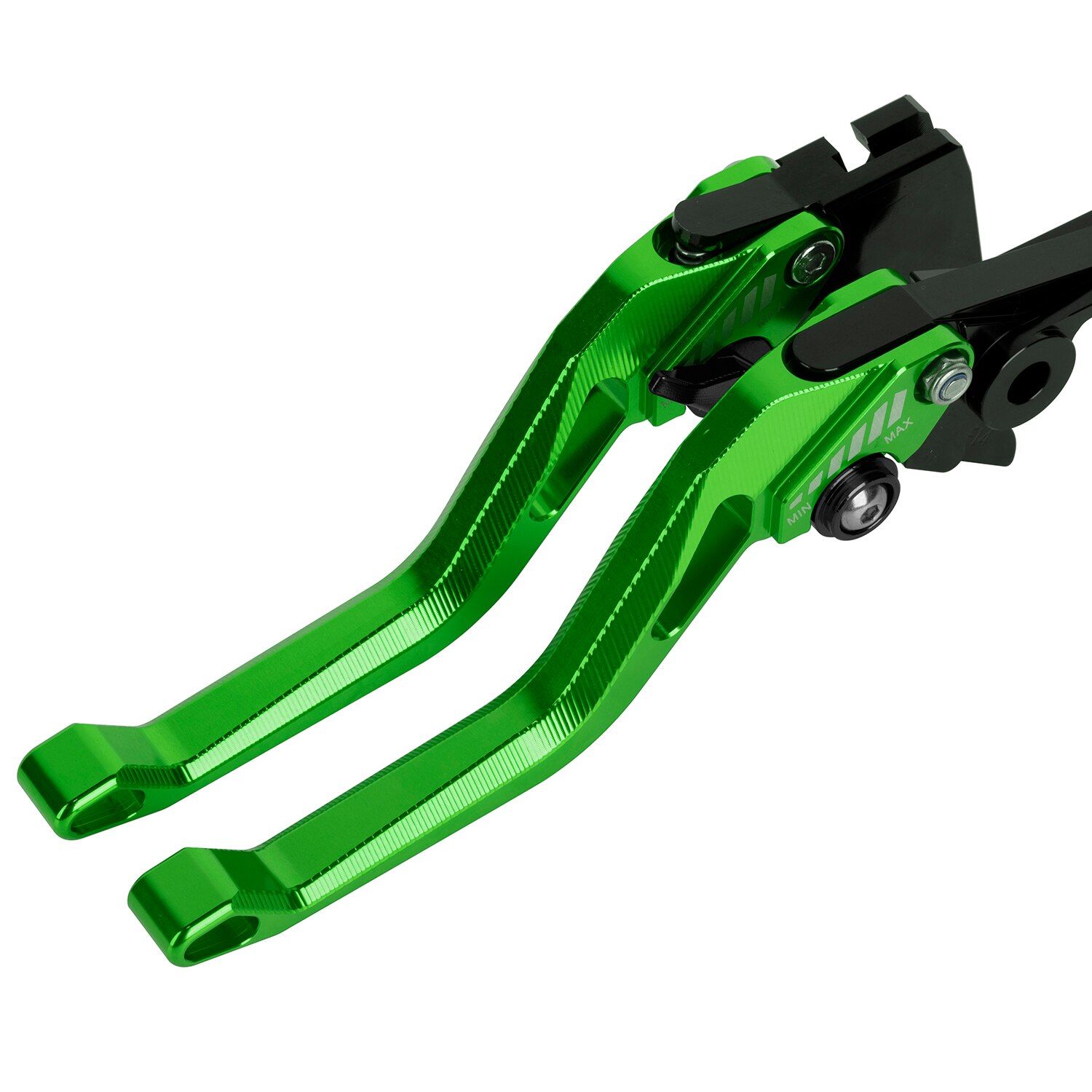 For Yamaha MT-09 Tracer/FJ09	MT-10	5D Short/Long Clutch Brake Levers Adjustable CNC Motorbike: 5D long green