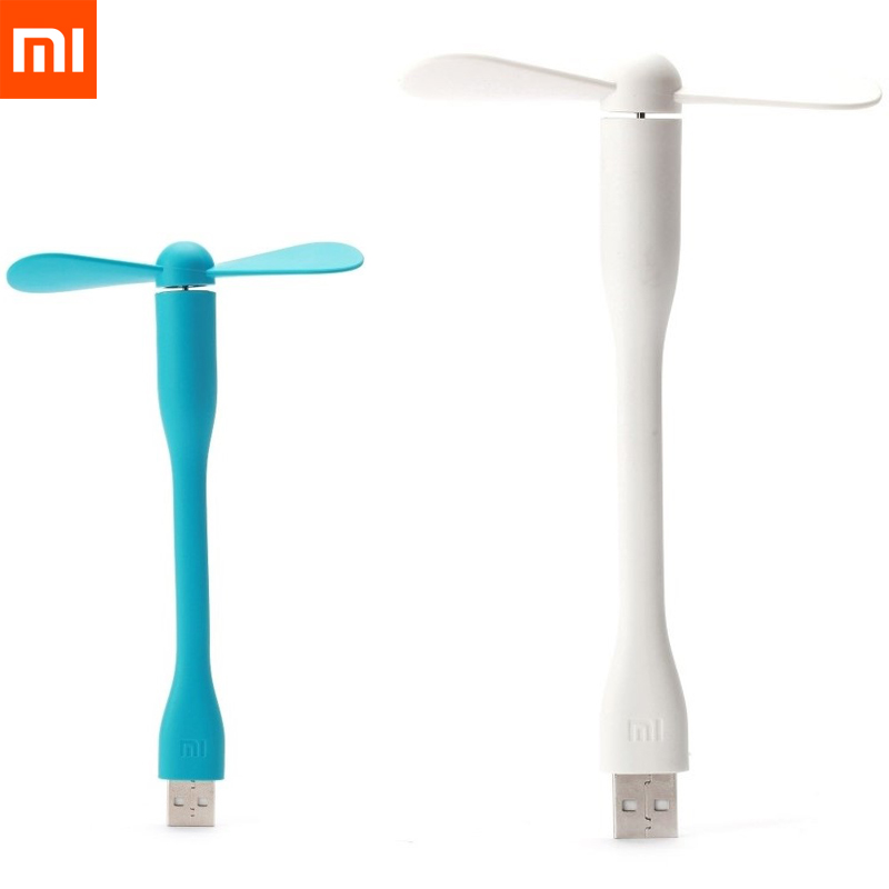 Original Xiaomi Mijia Portable USB Fan Flexible USB Fan Cooler for Power Bank Laptop Notebook Computer Flexible Fan