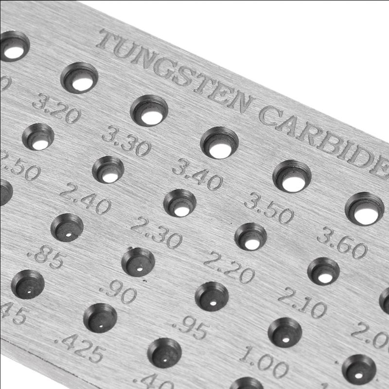 52 -reikäinen volframikarbidilangan vetolevy korujen valmistukseen kierros 0.26-4.10mm