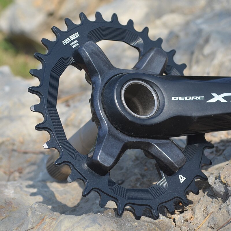 Plato ovalado PASS QUEST para bicicleta de montaña, ancho y angosto 96BCD, 32/34/36/38/40/42T para platos y bielas deore xt M7000 M8000 M9000