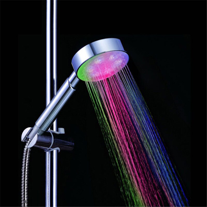 LD8008-A2 Multicolor snelle knipperende water power rgb kleur lage flow douchekoppen zonder kleur box