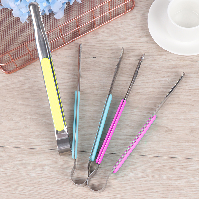 Mini Barbecue Voedsel Clip Roestvrijstalen Keuken Tang BBQ Tang Ijs Tang Vlees Salade Toast Tang Clamp Keuken Accessoires