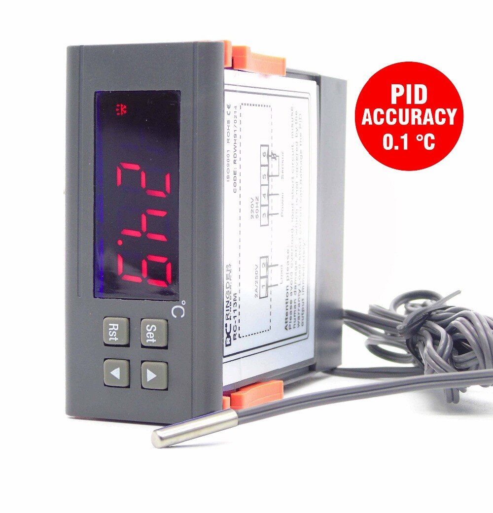 220VAC Accuracy 0.1degree pid temperature controller for china incubator