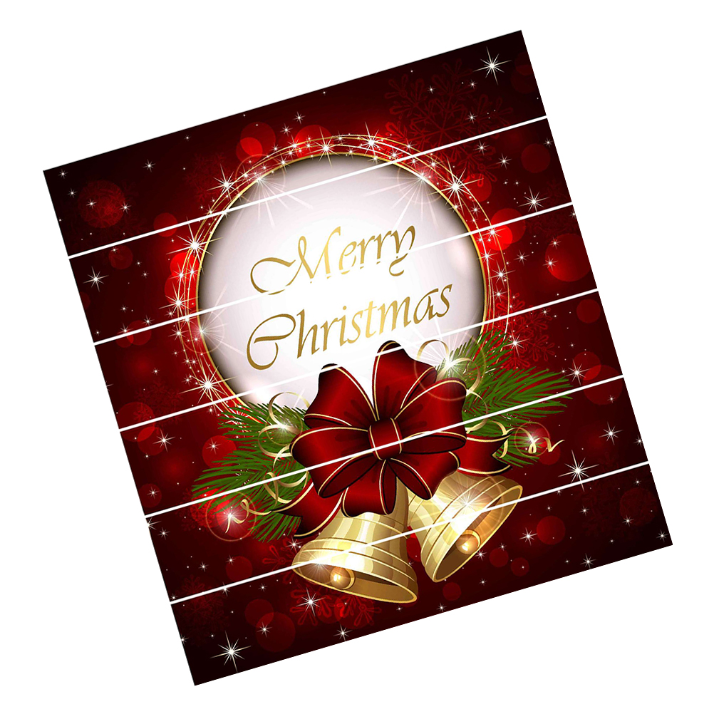 Christmas Bell 3D Trap Stickers Creatieve Zelfklevende Trap Decal Trap Decoratie