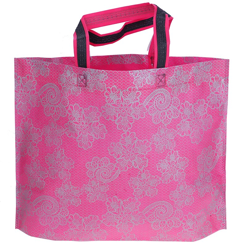 Women Lady Foldable Shopping Bag Casual Portable Large Nylon Tote Waterproof Thick Handbag