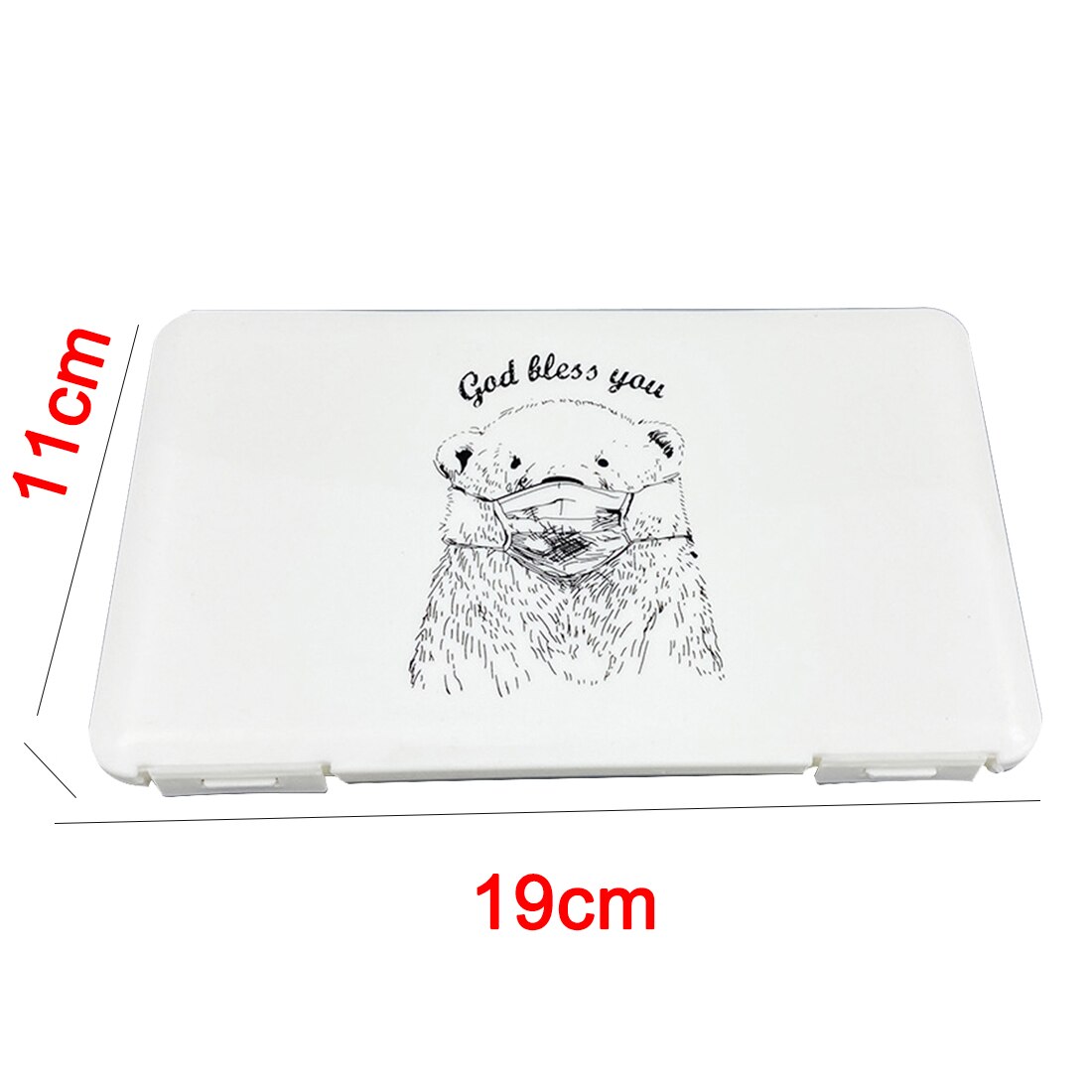Boîte pour masque facial chirurgical mallette de rangement conteneur pour masque facial jetable: G314865