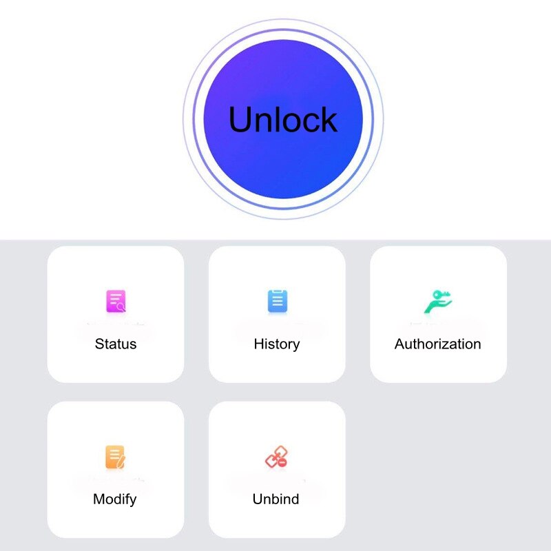 Bluetooth Card Padlock Lock NFC Mobile Phone Control Keyless Padlock Nonelectrically Smart Security Anti-Theft Luggage Padlock