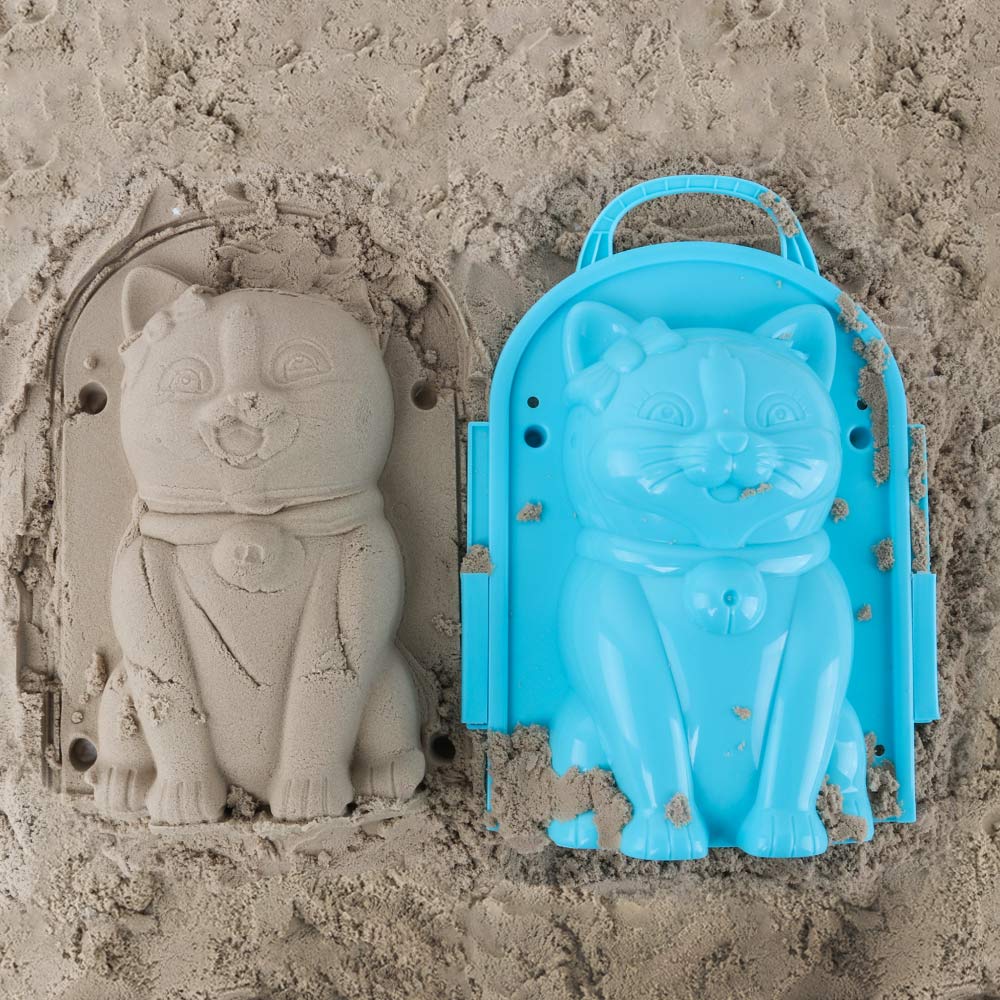 Beach Sand Game 3D Cartoon Mold Beach Snow Sand Model Children's Model Toys Children Outdoor Beach Playset: 39008-1