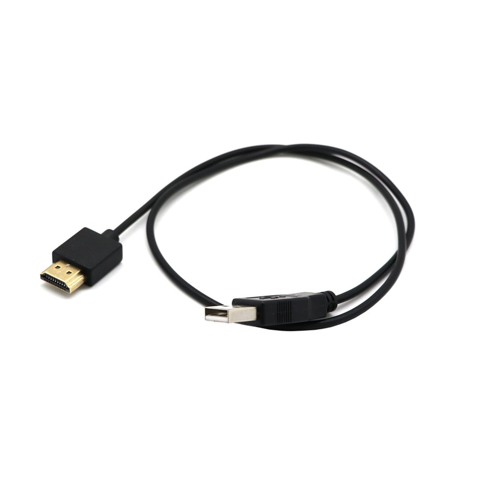 Hdmi Man-vrouw Connector Met Usb 2.0 Charger Cable Spliter Adapter Extender Audio Verlengsnoer Polybag